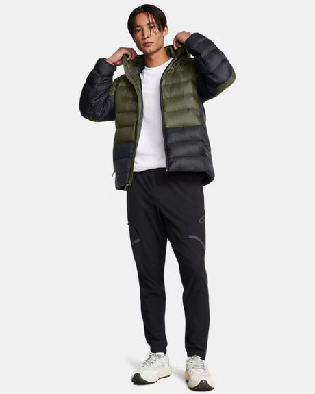 Under Armour Men's Legend Down Hooded Jacket - Marine Green