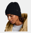 Under Armour Women's Halftime Cable Knit Beanie - Black