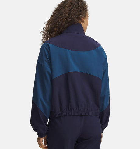 Under Armour Women's Rival Woven Jacket - Wham Blue