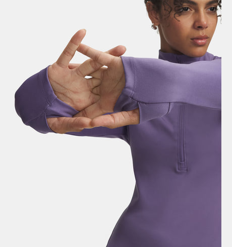 Under Armour Women's Motion 1/2 Zip Sweater - Purple Luxe