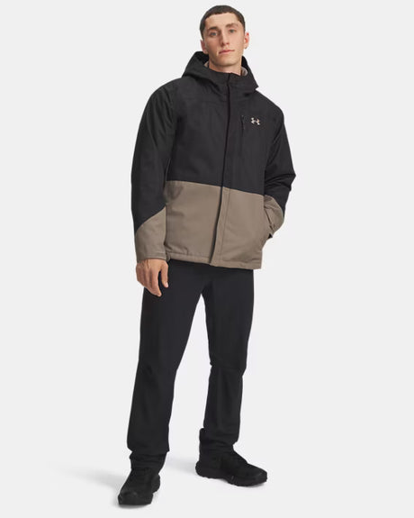Under Armour Men's Porter Colourblock 3-in-1 Jacket - Taupe Dusk