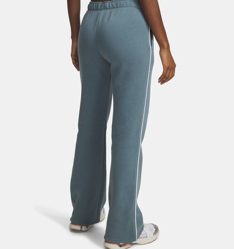 Under Armour Women's Rival Fleece Piped Pants - Jasper Blue