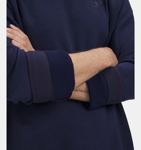 Under Armour Men's SweaterFleece Crew Sweater - Midnight