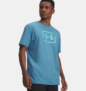 Under Armour Men's Fish Logo Short Sleeve T-Shirt - Boundless Blue