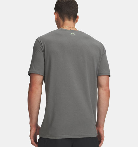 Under Armour Men's Fish Logo Short Sleeve T-Shirt - Clay Green