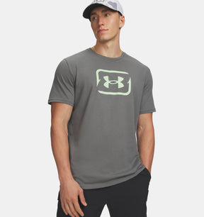 Under Armour Men's Fish Logo Short Sleeve T-Shirt - Clay Green