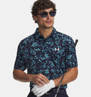 Under Armour Men's Matchplay Printed Polo - Midnight Navy