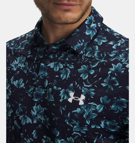 Under Armour Men's Matchplay Printed Polo - Midnight Navy