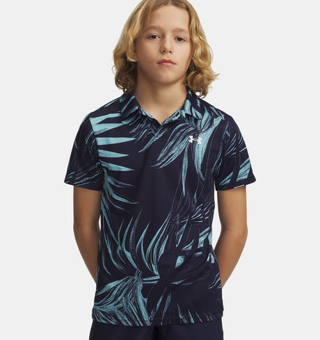 Under Armour Youth Boys Matchplay Printed Boys Polo