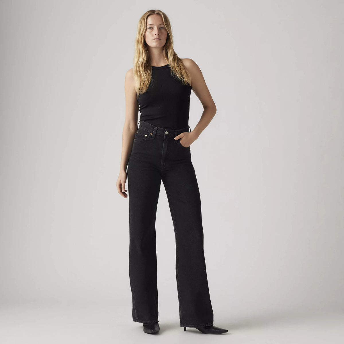 Levi's Women's Ribcage Wide Leg Jeans