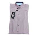 Alpha & Steele Men's LS Microfiber Modern Fit Shirt - Pink