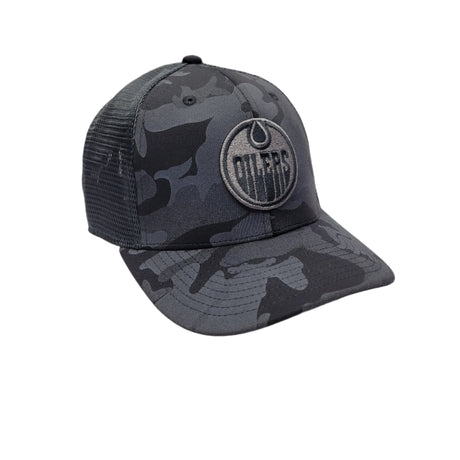 American Needle Oilers Camo Tonal Trucker Hat - A&M Clothing & Shoes - Westlock