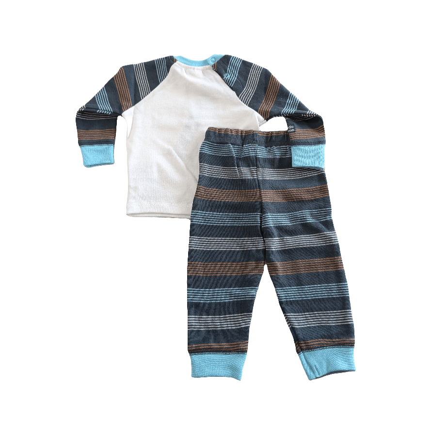 Badaboom Baby Boys 2pc LS Pajama Set - A&M Clothing & Shoes - Westlock