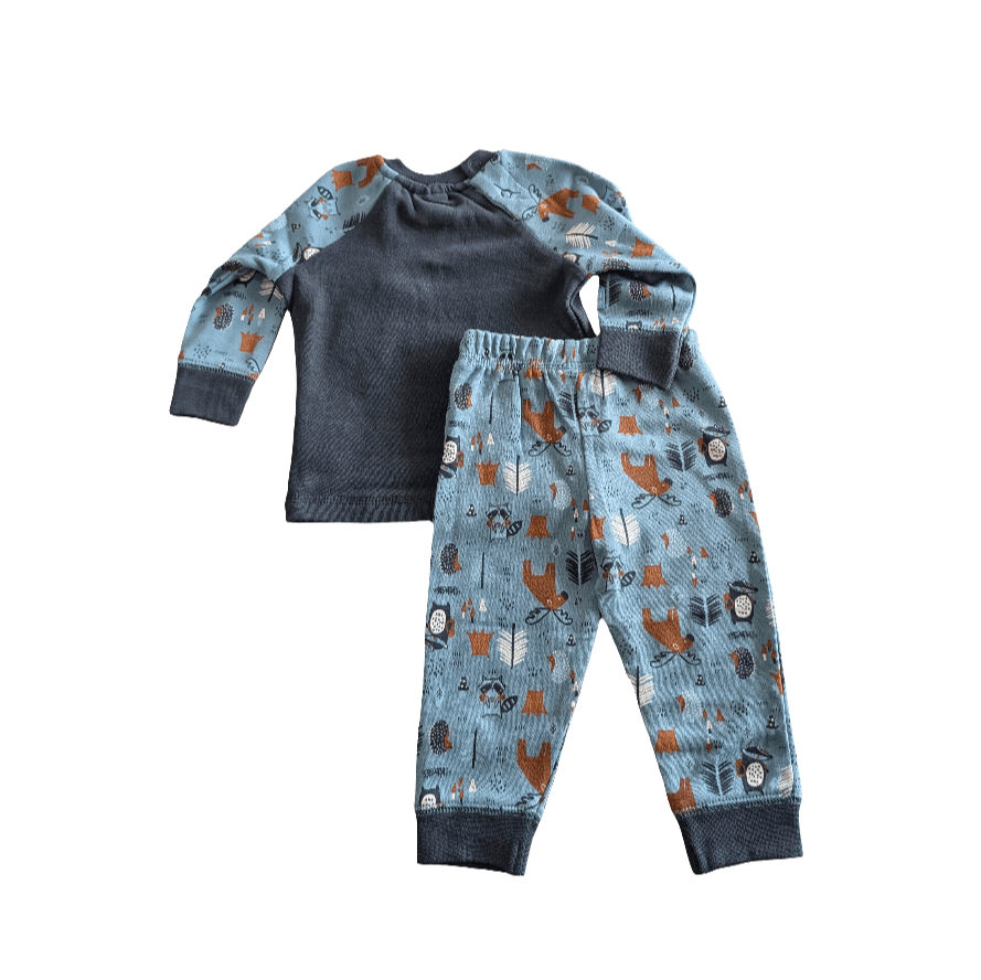 Badaboom Baby Boys 2pc LS Pajama Set - A&M Clothing & Shoes - Westlock