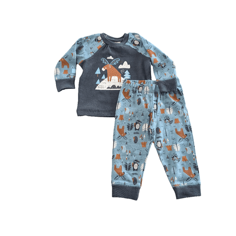 Badaboom Baby Boys 2pc LS Pajama Set - A&M Clothing & Shoes - Westlock