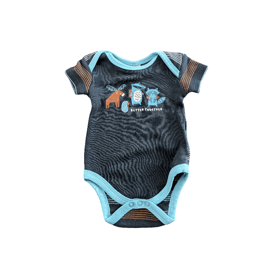 Badaboom Baby Boys Short Sleeve Romper - A&M Clothing & Shoes - Westlock