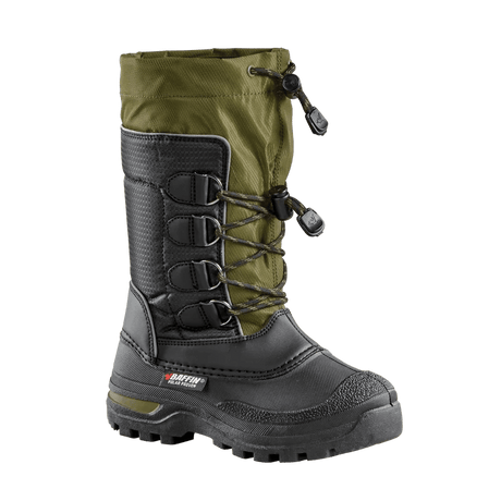 Baffin Kids Boys Pinetree Winter Boots - Black/Green