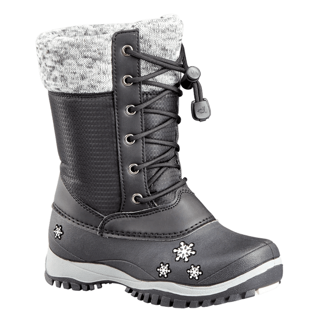 Baffin Kids Girls Avery Winter Boots - Black