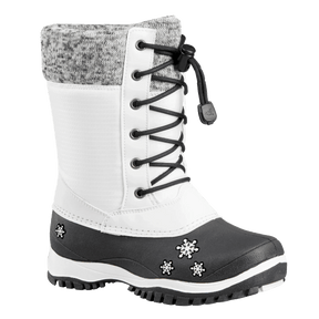 Baffin Youth Girls Avery Winter Boots - White