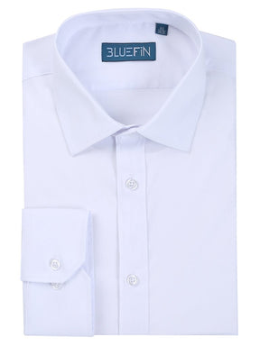 Blue Fin Men's Slim Fit Dress Shirt - White