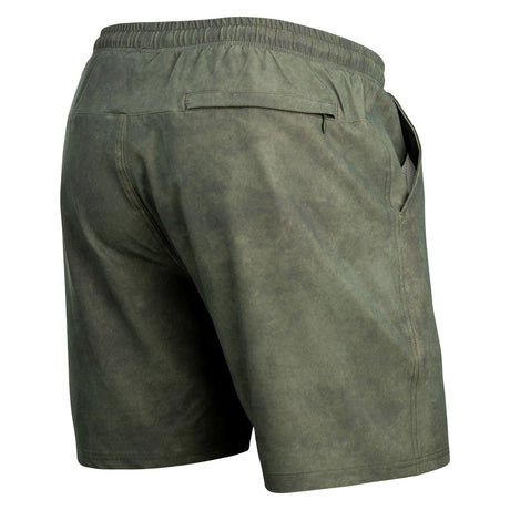 Bn3th Men's Agua Volley 2N1 Swim Shorts - Acid Wash Green