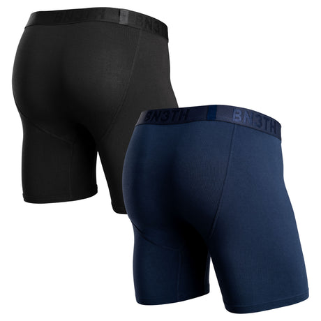 Bn3th Men's Classic Icon Boxer Brief 2-Pack - Black/Navy