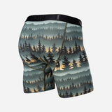Bn3th Men's Classic Icon Boxer Brief - Forest Stag