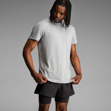 Bn3th Men's Essentials Crew T-Shirt 2-Pack - Black/Heather Grey