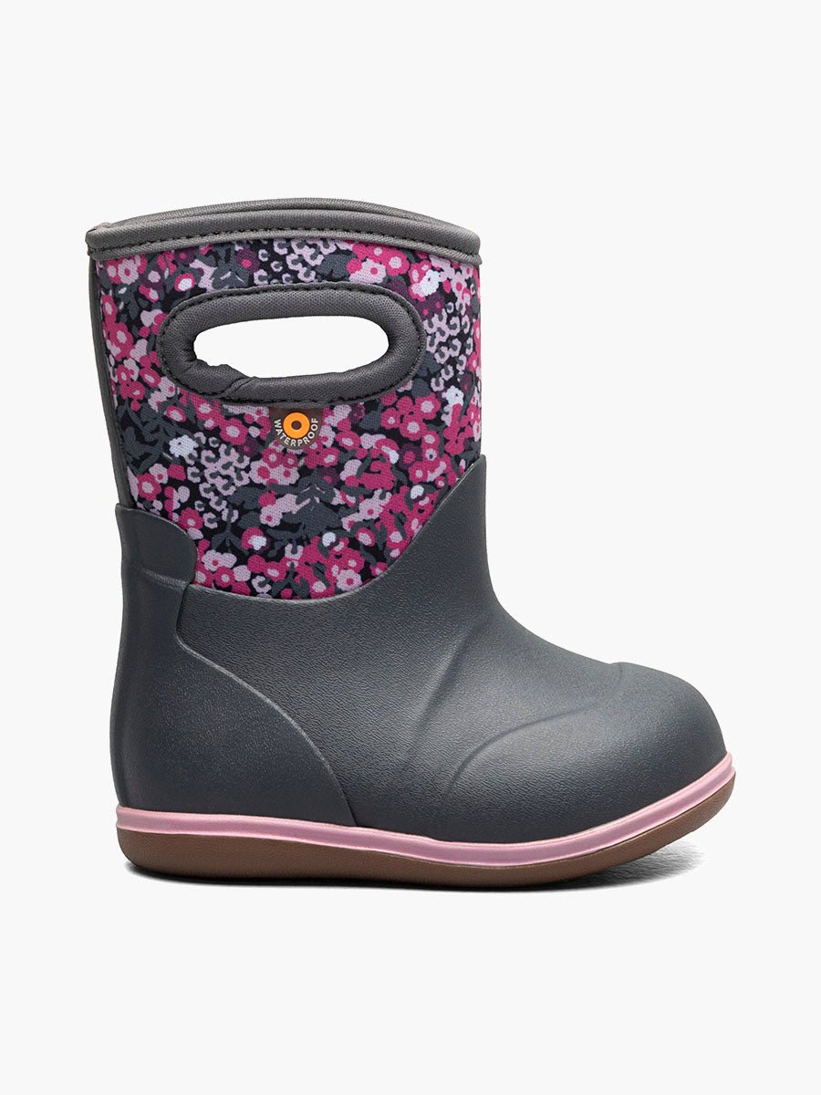 Bogs Baby Classic Winter Boots Impressionist Floral - Dark Grey Multi