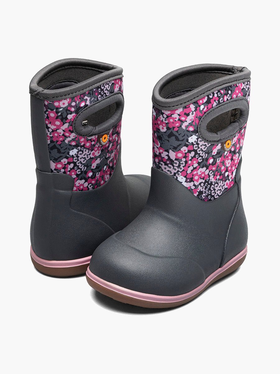 Bogs Baby Classic Winter Boots Impressionist Floral - Dark Grey Multi