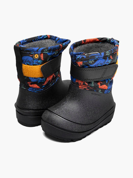 Bogs Baby Snow Shell Real Dino Winter Boots - Black Multi
