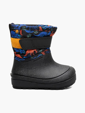 Bogs Baby Snow Shell Real Dino Winter Boots - Black Multi