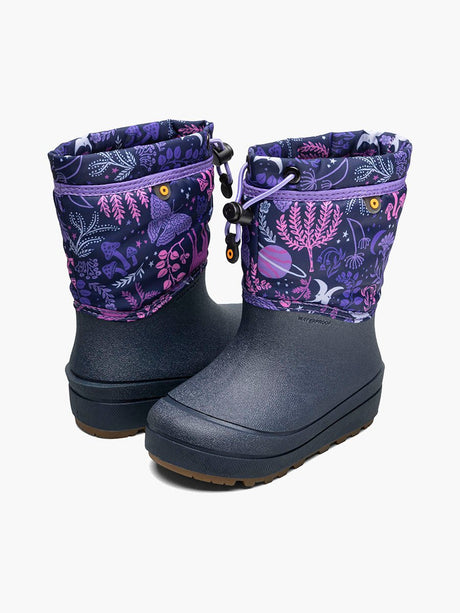 Bogs Kids Snow Shell Cosmic Forest Winter Boots - Indigo