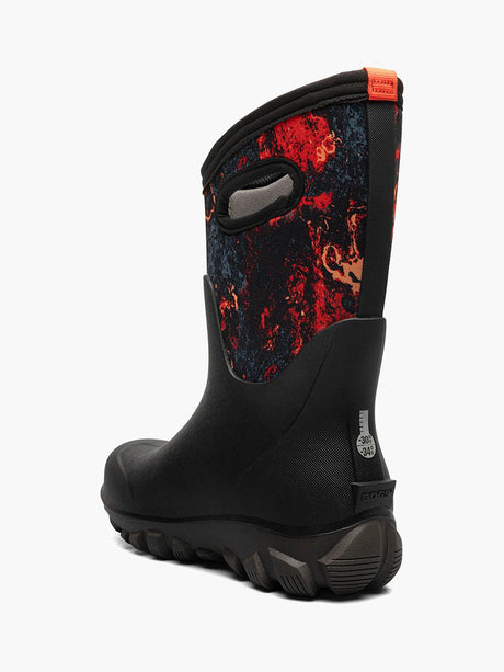 Bogs Kids/Youth Classic Seamless Acid Camo Winter Boots - Black Multi