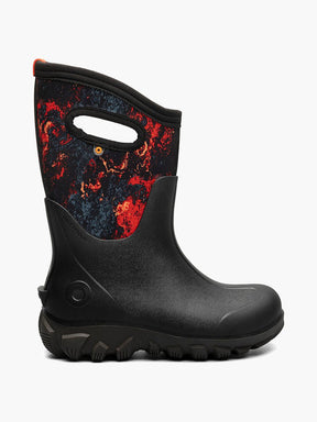 Bogs Kids/Youth Classic Seamless Acid Camo Winter Boots - Black Multi