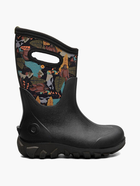 Bogs Kids/Youth Classic Seamless Winter Boots Yeti - Black Multi