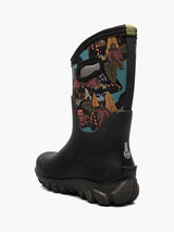 Bogs Kids/Youth Classic Seamless Winter Boots Yeti - Black Multi