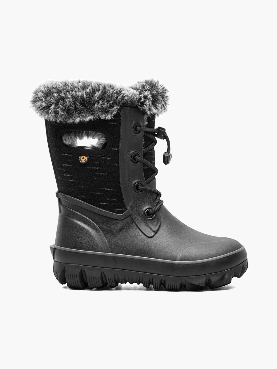 Bogs Kids/Youth Girls Arcata II Dash Winter Boots - Black