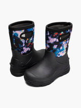 Bogs Kids/Youth York Seamless Winter Boots Tie Dye - Black Multi