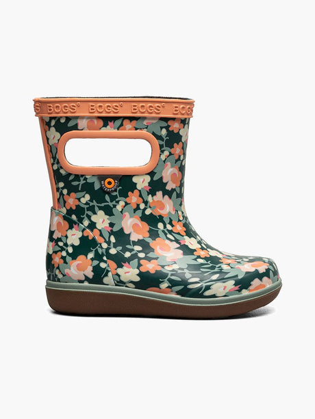 Bogs Toddler Girls Skipper II Small Floral Rainboots - A&M Clothing & Shoes - Westlock