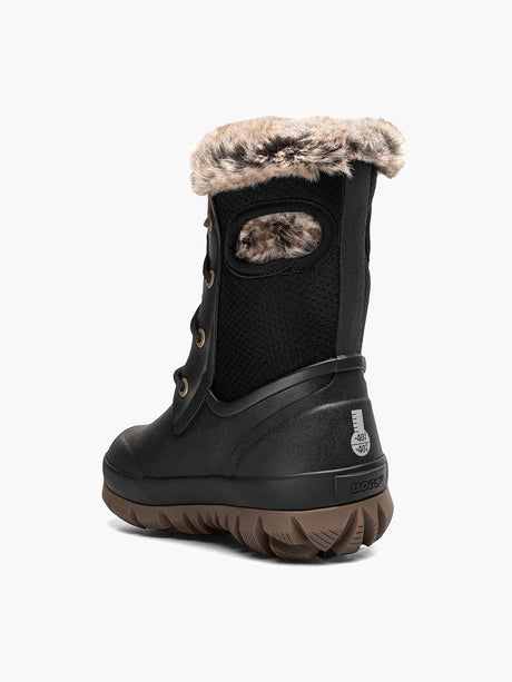 Bogs Youth Girls Arcata II Dots Winter Boots - Black