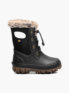 Bogs Youth Girls Arcata II Dots Winter Boots - Black