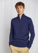 Bruun & Stengade Men's 1/4 Zip Sweater - Thunder