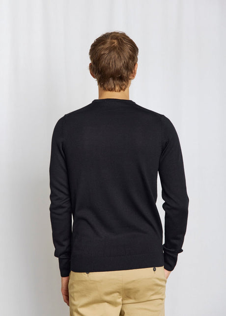 Bruun & Stengade Men's Crew Sweater - Black