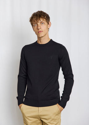Bruun & Stengade Men's Crew Sweater - Black