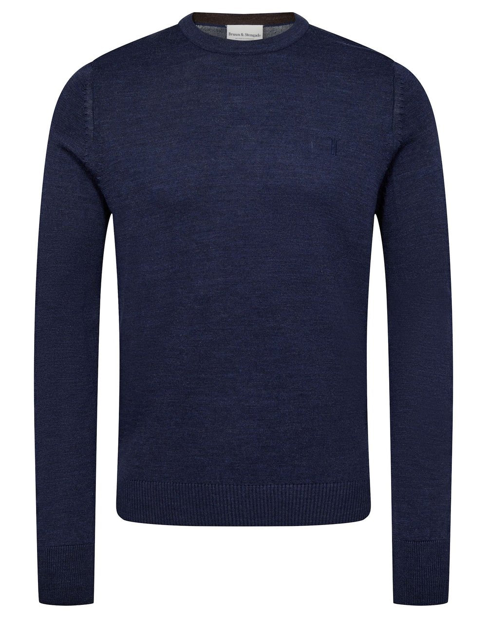 Bruun & Stengade Men's Jupiter Regular Fit Knit Sweater - Thunder