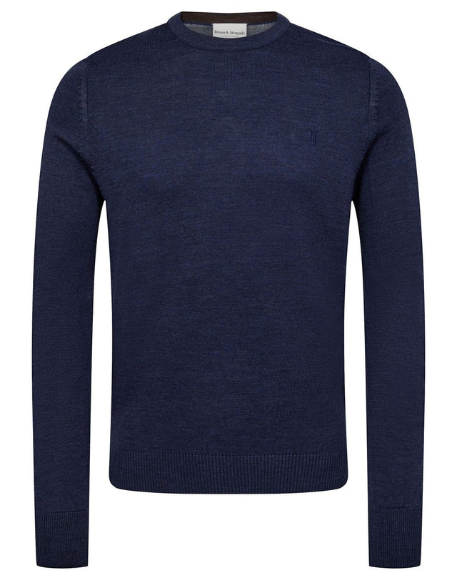 Bruun & Stengade Men's Jupiter Regular Fit Knit Sweater - Thunder