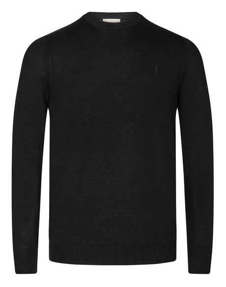 Bruun & Stengade Men's Jupiter Regular Fit Knit Sweater - Black