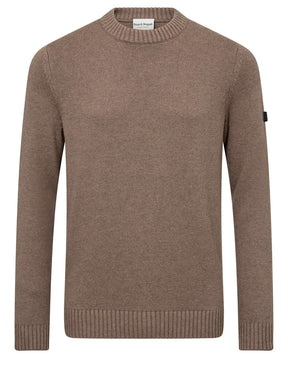 Bruun & Stengade Men's Rapa Regular Fit Knit Sweater - Brown