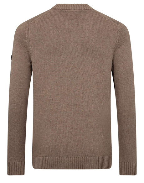 Bruun & Stengade Men's Rapa Regular Fit Knit Sweater - Brown